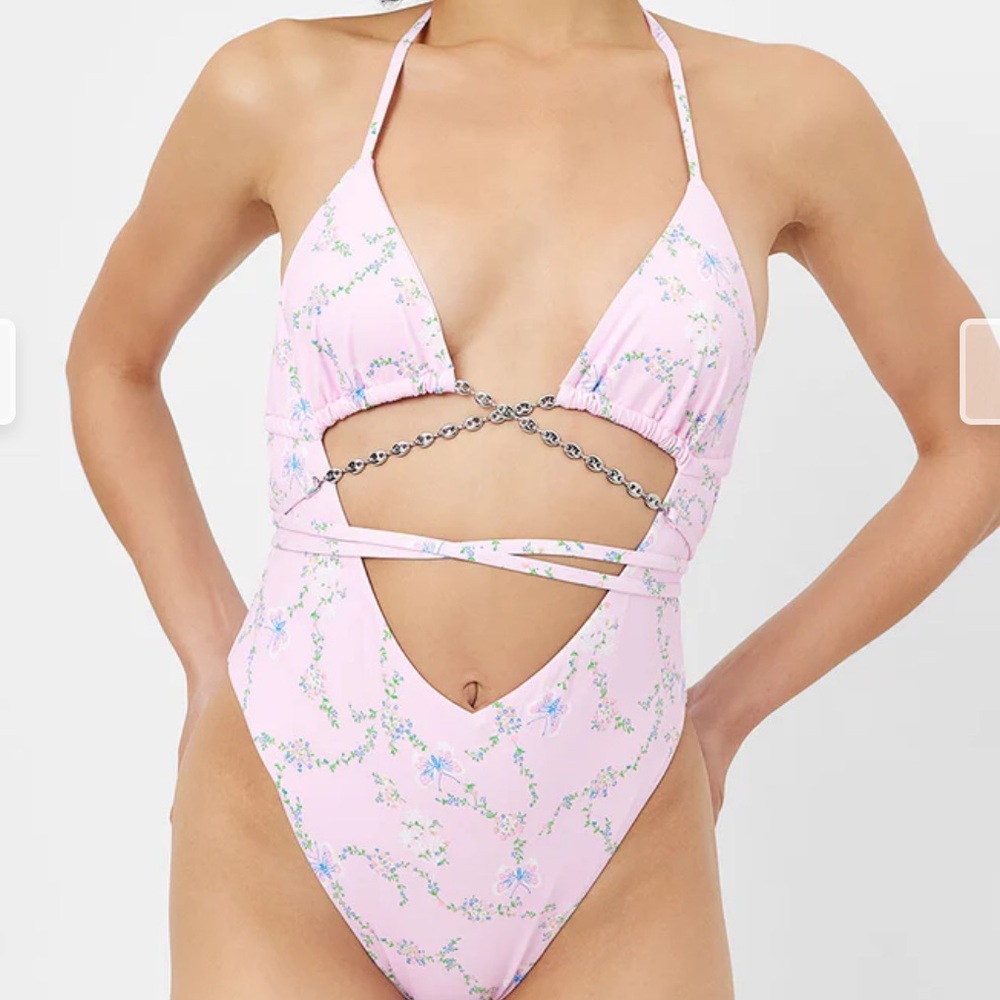 💐👙BNWT💐 👙Gemma Floral Wrap One Piece Swimsuit - Picture 3 of 6